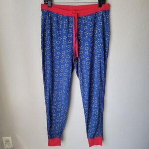 Hanna Andersson NWT DC Wonder Woman Organic Cotton Pajama Pants Large In Blue